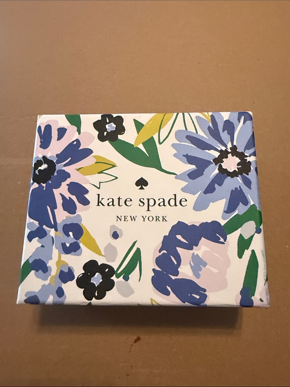 kate spade Pink Floral Card Holder with Blue and Green Accents - Picture 5 of 5